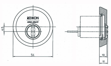 IKON Zylinderabdeckung 1086
