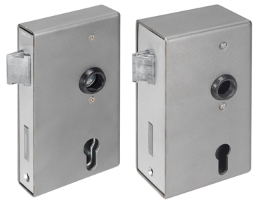 AMF Schlosskasten blank mit Schloss verzinkt Nr. 140U Komplett Set