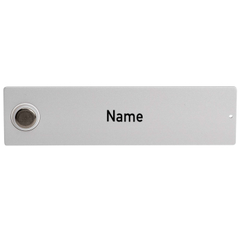 RSA2-kompakt Namensschild mit Klingelknopf mit Gravur