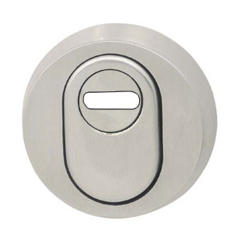 Edelstahl-Schutzrosette mit Kernziehschutz