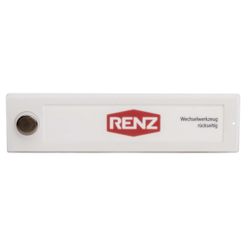 RSA2-kompakt Kunststoff-Namensschild und Edelstahl-Klingelknopf