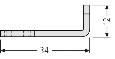 Riegel ER 3-Punkt-Verriegelung