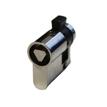 Profilhalbzylinder mit 8 mm Dreikant innenliegend