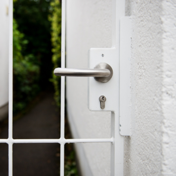 AMF Schlosskasten blank mit Schloss verzinkt Nr. 140U Komplett Set