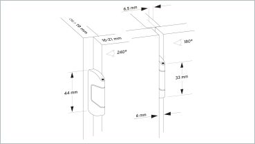 Prämeta Einachs-Topfband 3640 C 81 N