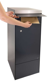 RENZ Paketbriefkasten Royal Anthrazitgrau