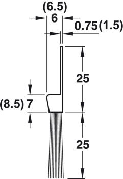 Bürstendichtungen zum Aufschrauben