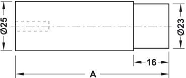 Wandtürpuffer aus Edelstahl