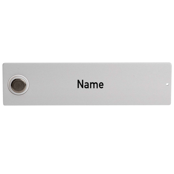 RSA2-kompakt Namensschild mit Klingelknopf mit Gravur