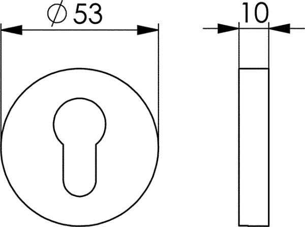 AMF Zylinder Rosetten Satz Nr. 448