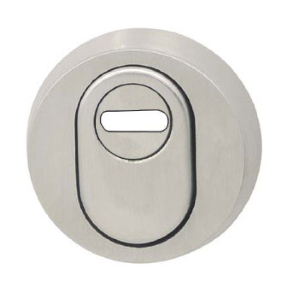 Edelstahl-Schutzrosette mit Kernziehschutz