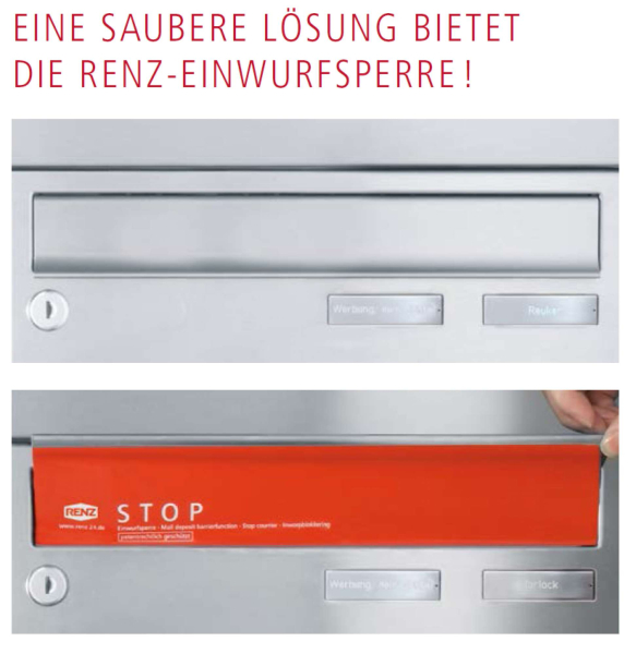 Einwurfsperre
