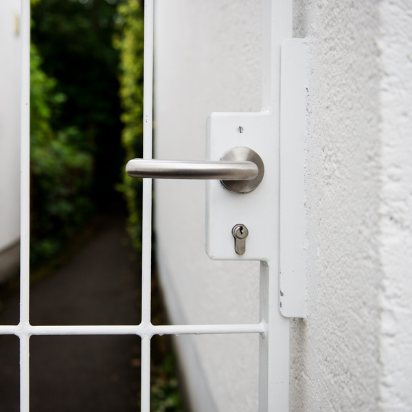 AMF Schlosskasten blank mit Schloss verzinkt Nr. 140U Komplett Set