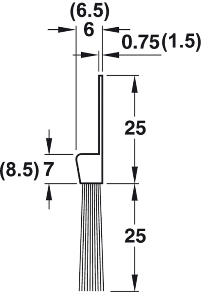 Bürstendichtungen zum Aufschrauben