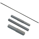 Beidseitig abgesetzter Vollstift